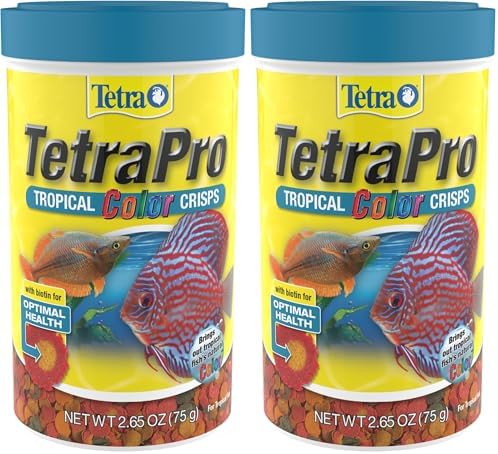 Tetra 77079 TetraPRO Color Crisps for Fishes, 2.65 oz (Pack of 2)