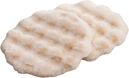 SHENGOCASE Pet Cushion Pad, Faux Fur Dog Cat Kneading Pillow, Crate Bed Insert, 16 Inches, 2-Pack