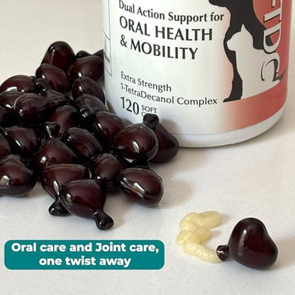 1-TDC Dual Action Joint & Gum Support Soft Gels for Dogs & Cats - 120 ct