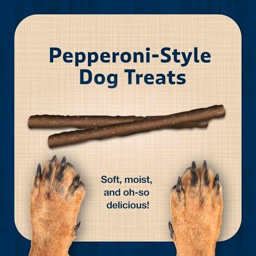 Blue Buffalo Stix Lamb Pepperoni-Style Dog Treats, 5 oz, 6 ct