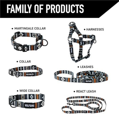 Wolfgang 1 Inch Venture Dog Leash Newmoon Print Small