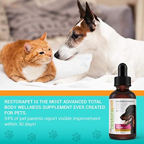 RestoraPet AM Daily Antioxidant Supplement for Dogs & Cats, Beef, 2-Pack