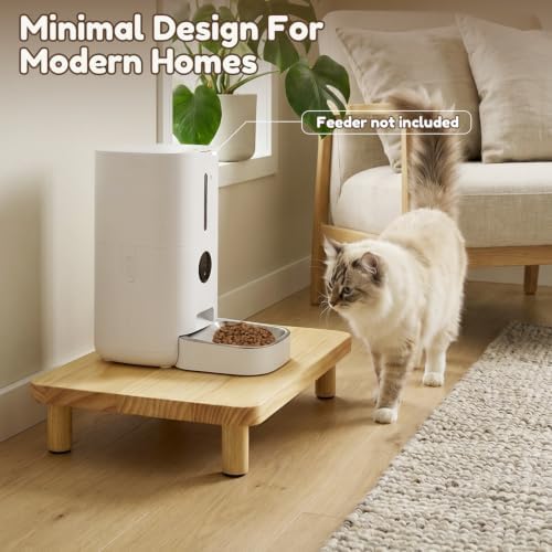 Elevated Cat Food Stand for Automatic Feeders, 13.5 x 7.8, 2 Pack