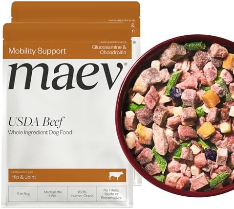 Maev Human-Grade Frozen Fresh Beef Dog Food, Hip & Joint, 10 lb