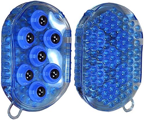 Tough 1 Rubber Jelly Massage Mitt Blue
