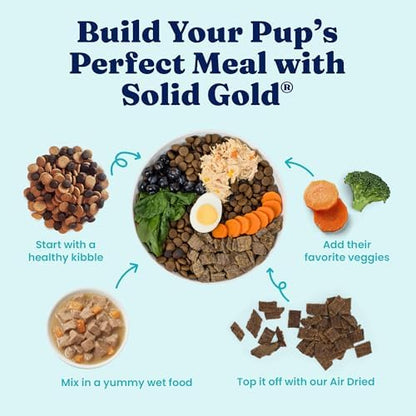 Solid Gold Small Breed Lamb Wet Dog Food Topper, Adult & Puppies, 12ct
