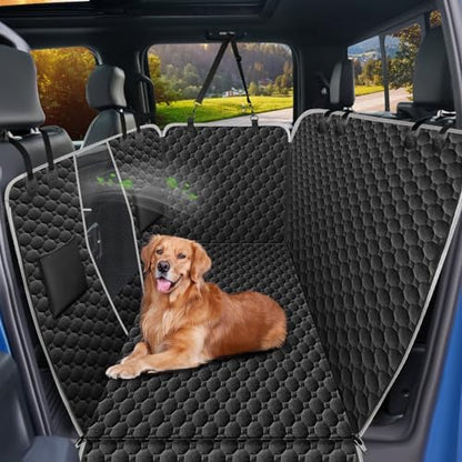 Mancro Waterproof Dog Hammock for Truck, Compatible with F150/RAM, Black