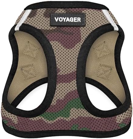 Voyager Step-in Air Dog Vest Harness - Army, Small