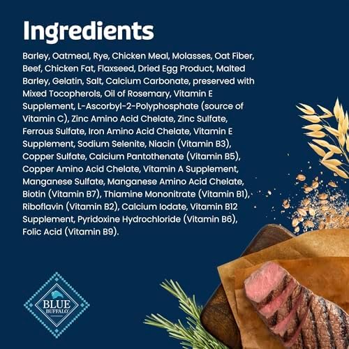 Blue Buffalo Bones Beef Mini Dog Biscuits, 12 oz, 4 ct