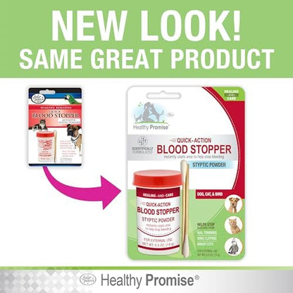 Four Paws Healthy Promise Pet Blood Stopper Powder 0.5 Oz. (Pack of 3)