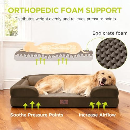 Waterproof Orthopedic Dog Bed for Extra Large Sized Dogs
