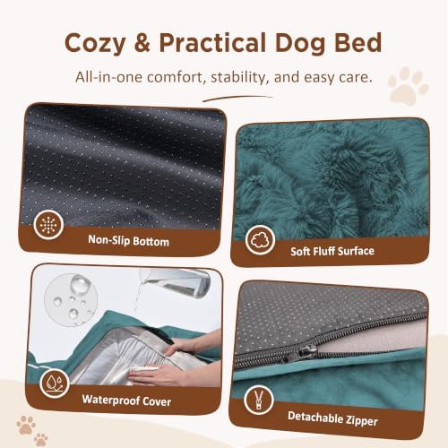 Comfort Expression Waterproof Orthopedic Dog Bed for Medium Size Dog