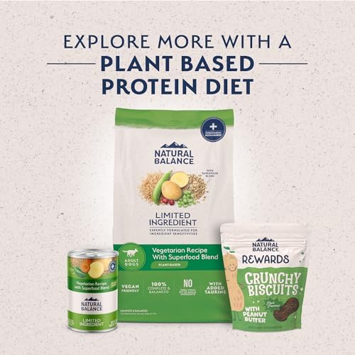 Natural Balance Limited Ingredient Dog Food, Vegetarian, 24 lb