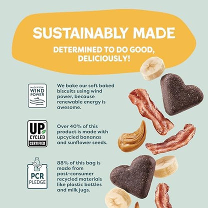 Shameless Pets Soft-Baked Dog Training Treats, Bananas for Bacon - 16 oz