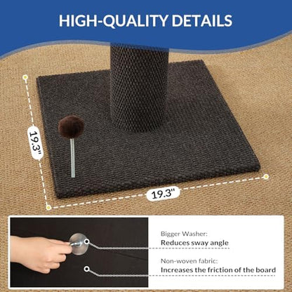 Cat Craft 41" Cat Scratching Post, Brown
