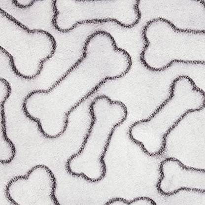 Bone Dry Embossed Bone Collection, Pet Blanket, 36x48, Black
