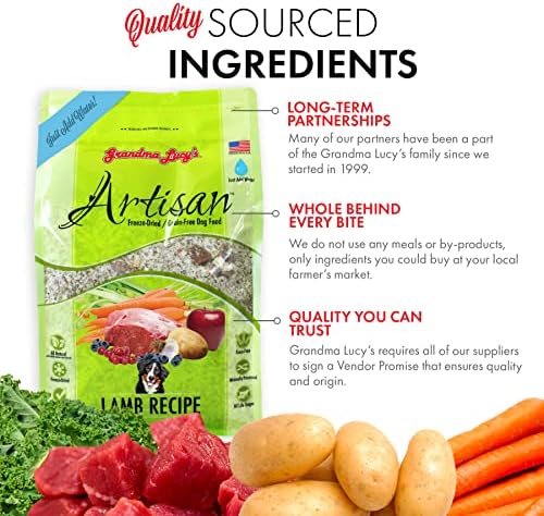 Grandma Lucy's - Artisan Lamb Dog Food – 3Lb