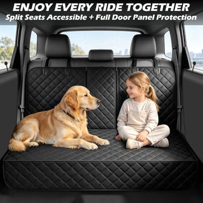 Dog Back Seat and Door Cover, Dog Covers for Cars Back Seat
