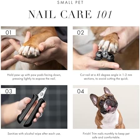 Tweezerman Small Nail Clippers for Pets - Manual Professional Nail Trimmer