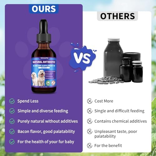 Dog Antibiotics Support Natural Antibiotics Care for Dogs Herbal Supplement