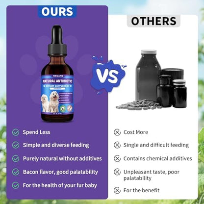 Dog Antibiotics Support Natural Antibiotics Care for Dogs Herbal Supplement