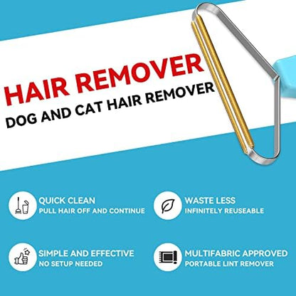 Carpet Rake, Lint Remover, Pet Hair Remover for Dog Cat Fur & Carpets