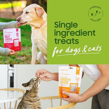 smallbatch Freeze Dried Pasture-Raised Lamb Liver Dog & Cat Treats, 4oz