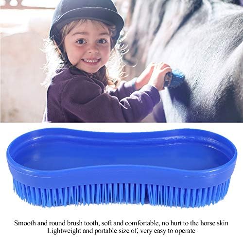 Magic Horse Brush, Lightweight, Professional Horse Cleaning, Grooming, Silicone Brush, Riding Massage Tool