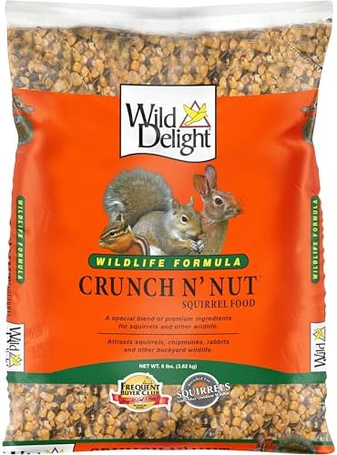 Wild Delight Crunch N' Nut Squirrel Food, 8 Lb