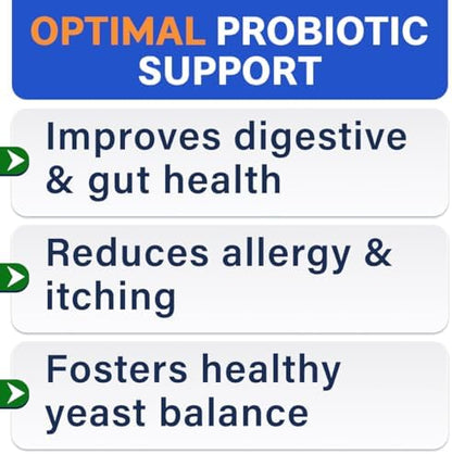 BARK&SPARK Probiotics for Dogs - Digestive Health Supplement Chews