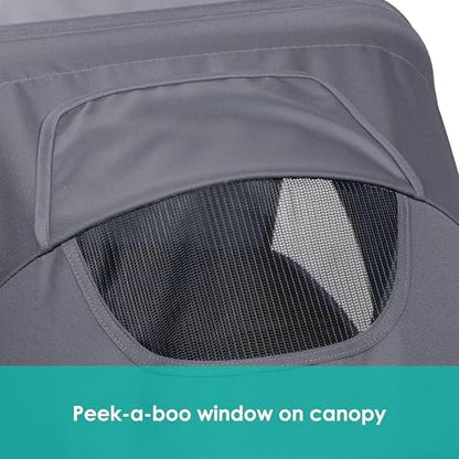 Baby Trend Navigator 2-in-1 Stroller Wagon, Dash Black