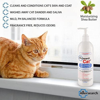 Allersearch Cat+ Anti-Allergen Cat Shampoo