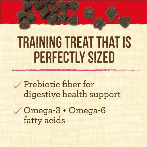 Merrick Lil' Plates Small Dog Training Treats, Beef, 5 oz Pouch