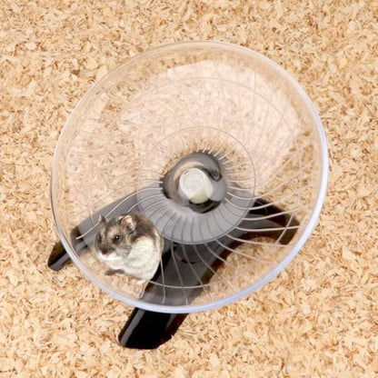 Silent Hamster Exercise Running Wheel Flying Saucer, Black