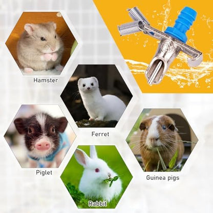 12Pcs Rabbit Nipple Drinker Kit Automatic Rabbit Watering System