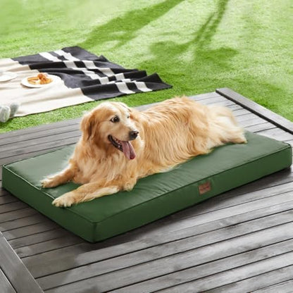 BFPETHOME Outdoor Waterproof Dog Bed for Large Dogs, Washable Cover, 54"