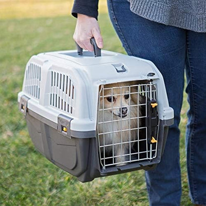 Skudo by MidWest 22-Inch Travel Carrier, Gray, Fits Pets up to 12 lbs