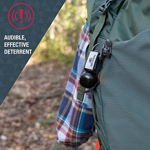 SABRE Frontiersman Bear Bell with Magnetic Silencer for Hiking & Camping