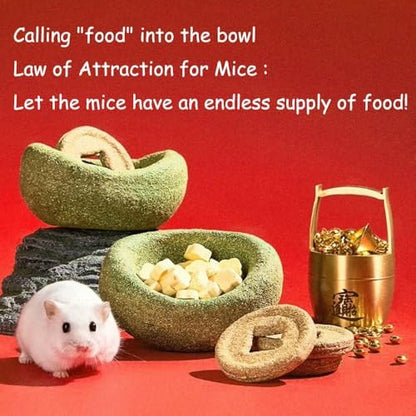 Unique-Shaped Hamster Toys Guinea Pig Toys, Timothy Hay for Pet Rabbits, Guinea Pigs, and Chinchillas Golden