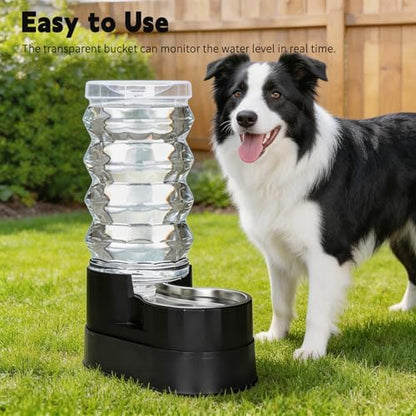 RIZZARI 9L Elevated Dog Waterer: Large Capacity Hydration