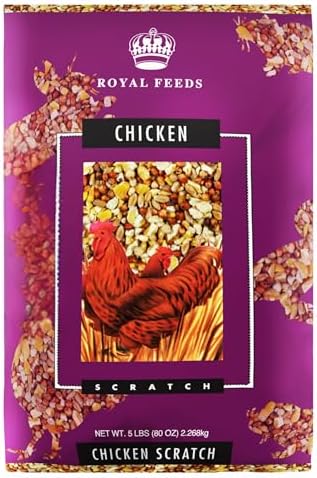 LEACH GRAIN & MILLING CO. Chicken Scratch 5 Lbs, Natural Chicken Treats for Laying Hens - Healthy Whole Grains, Chicken Food and Supplies for Daily Energy, Growth & Digestive Health