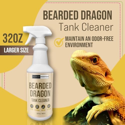 Bearded Dragon Tank Cleaner Spray, 32oz – Non-Toxic, No-Rinse, Made in USA