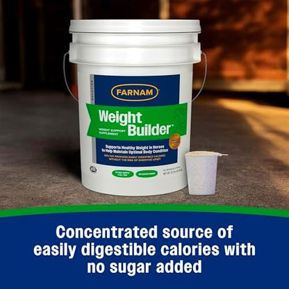 Farnam Weight Builder Weight Support Supplement for Horses, 90 Day Supply