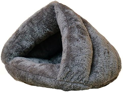 Pet Tent Cave Bed for Small Medium Puppies Kitty Dogs Cats Pets Sleeping Bag Thick Fleece Warm Soft Dog Cuddler Burrow House Hole Igloo Nest Cozy Bed for Cat Puppy