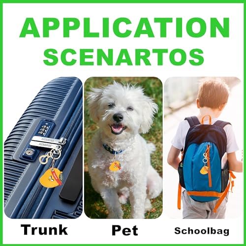 BORKUANA PU Leather Keychain Holder Protective Case Compatible with AirTag