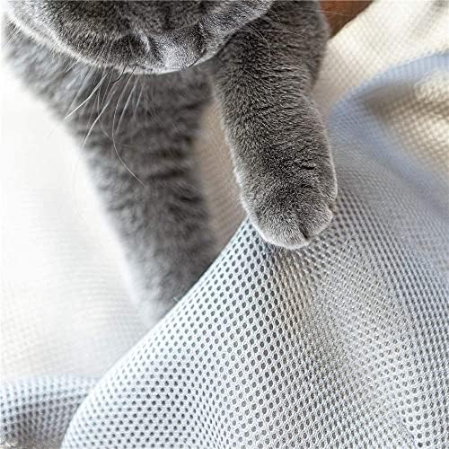 JUNSPOW Cat Bed Dedicated Replacement Net Cover Soft Breathable (Gray)