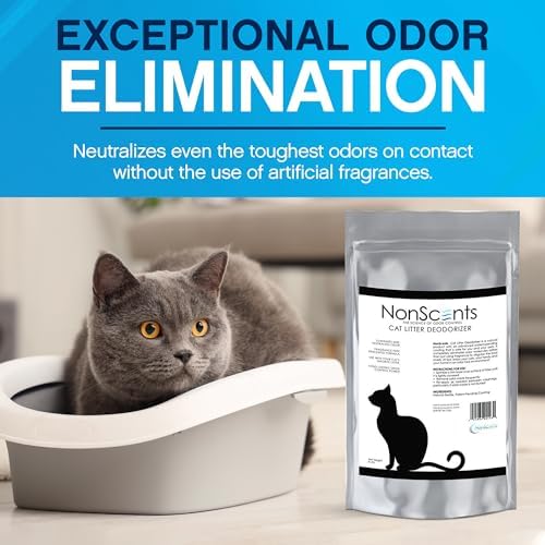 Nonscents Cat litter Deodorizer - Odor Eliminator - 8 Pound Bag