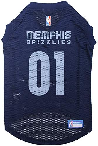 Pets First NBA MEMPHIS GRIZZLIES DOG Jersey, Medium - Tank Top Basketball Pet Jersey