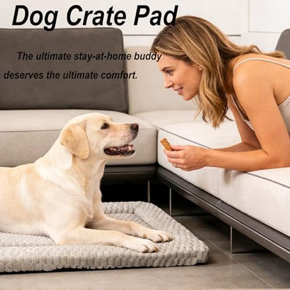 Dog Bed Mat - Reversible Dog Crate Bed Mats, Soft & Breathable Kennel Pad, Durable Crate Bed for Small Medium Large Dogs & Cats