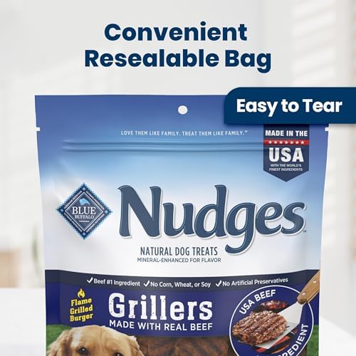 Blue Buffalo Nudges Grillers Beef Dog Treats, 16 oz